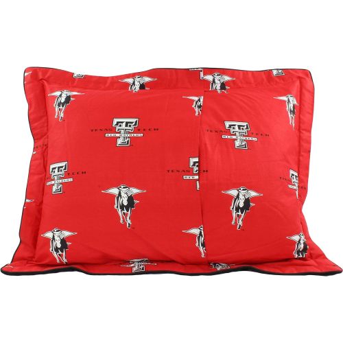  College Covers Texas Tech Red Raiders Reversible Comforter Set - Twin