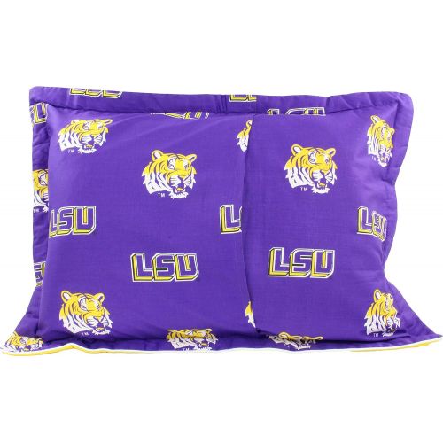  College Covers LSU Tigers Printed Pillow Sham