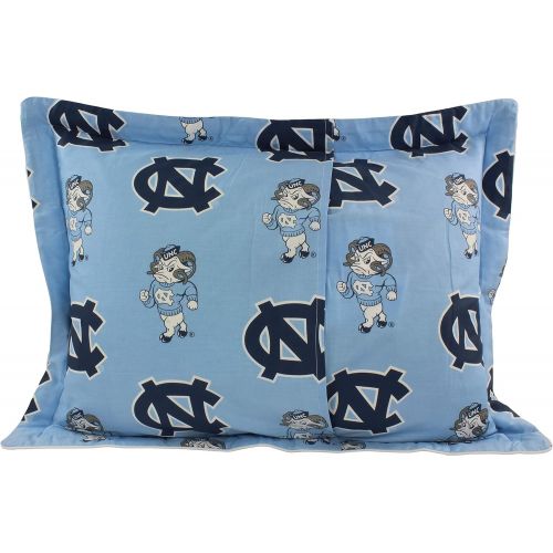  College Covers North Carolina Tar Heels Printed Pillow Sham