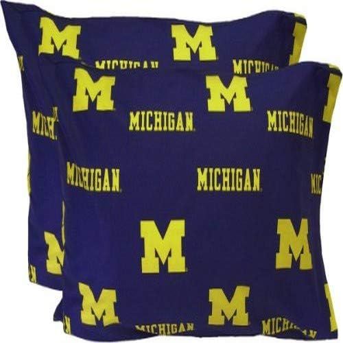  College Covers Michigan Wolverines Sheet Set, Twin, Team Colors
