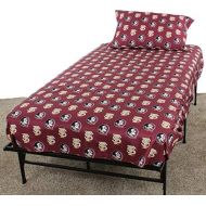 College Covers Florida State Seminoles Printed Sheet Set - Solid