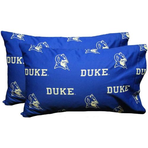  Duke Printed Sheet Set Twin - Solid by College Covers