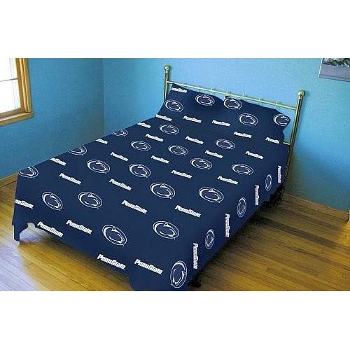  College Covers Penn State Nittany Lions Printed Sheet Set - Queen - Solid