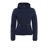 Colmar Originals Hooded blue stretch puffer jacket