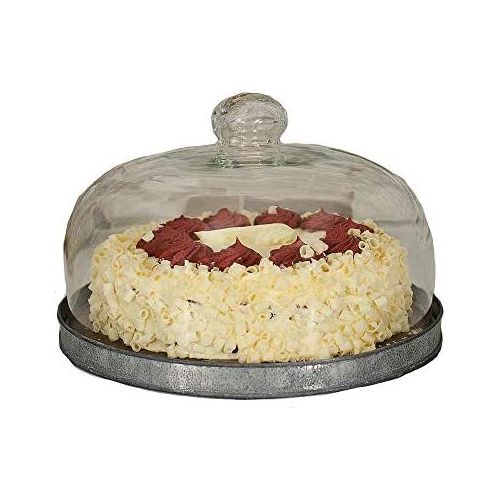  Colonial Tin Works Vintage Style Dessert Cloche with Base