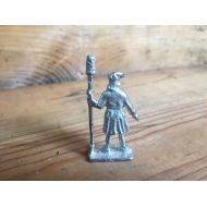 /ColonialGoods 18th Century Pewter Toy Soldier - Artillery Man with Ramrod and Sponge