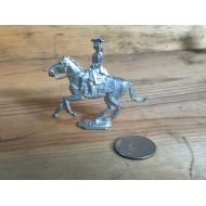 ColonialGoods 18th Century Pewter Toy Soldiers - Calvary Reared Up