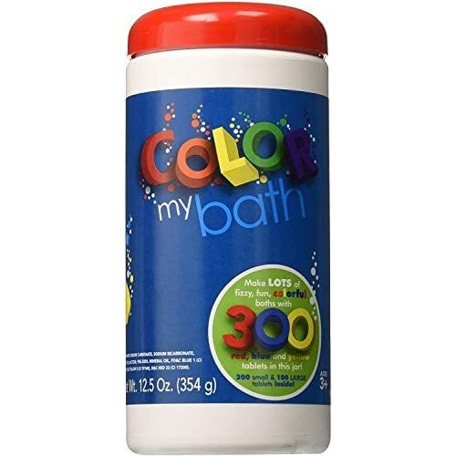  [아마존베스트]Color My Bath Color Changing Bath Tablets, 300-Piece