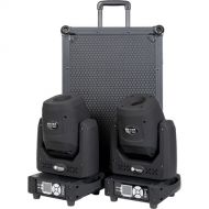 ColorKey Mover Spot 150 Bundle with Trolley (2-Pack, All Black)