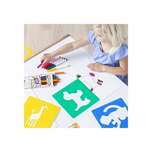  Colorations - EANST Animal Shape Stencils Set of 12 8