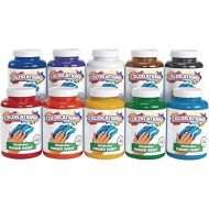 Colorations Washable Finger Paint for Kids, Each 16 fl oz, 10 Colors, Non-Toxic Paint, Kids Finger Paint,Sensory Finger Paint, Kids Paint, Hand Painting, Kids Fingerpaint, Finger Paint for Toddlers