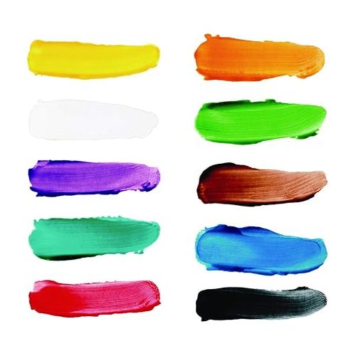  Colorations Washable Finger Paint for Kids, Each 16 fl oz, 10 Colors, Non-Toxic Paint, Kids Finger Paint,Sensory Finger Paint, Kids Paint, Hand Painting, Kids Fingerpaint, Finger Paint for Toddlers