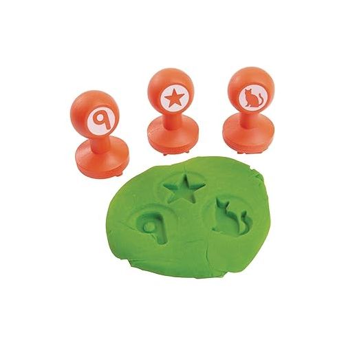  Colorations Easy Grip, Arts & Crafts, Shapes and Numbers Dough Stampers Set of 26 (Item # DOUGHSN)