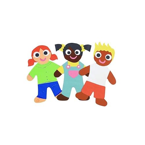  Colorations Multicultural Big People Shapes Set of 24, Multicultural Glossy Card, Skin Color Paper, Kids Around The World, Cardboard People, People Shapes, Multicultural, Diversity