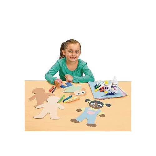  Colorations Multicultural Big People Shapes Set of 24, Multicultural Glossy Card, Skin Color Paper, Kids Around The World, Cardboard People, People Shapes, Multicultural, Diversity