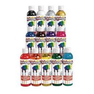 Colorations Classic Colors Liquid Watercolor Paint, Art Supplies, Set of 13 - 8oz Bottles in Vibrant Colors, Classroom Projects, Non-Toxic, Easy Wash, School, Craft Supply, - Made in the USA