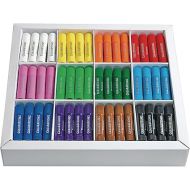 Colorations Tempera Paint Sticks, 144 Pcs, 12 Colors, Non-Toxic, Mess-Free Art Supplies for Kids, Bulk Set for the Classroom