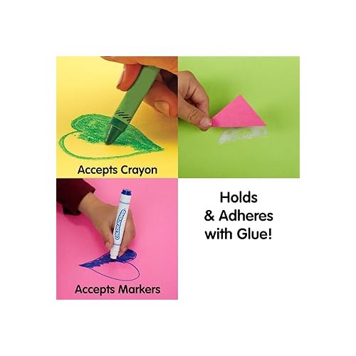  Colorations Construction Paper for Kids - 7 Bright Colors - 600 Bulk Sheets of 9