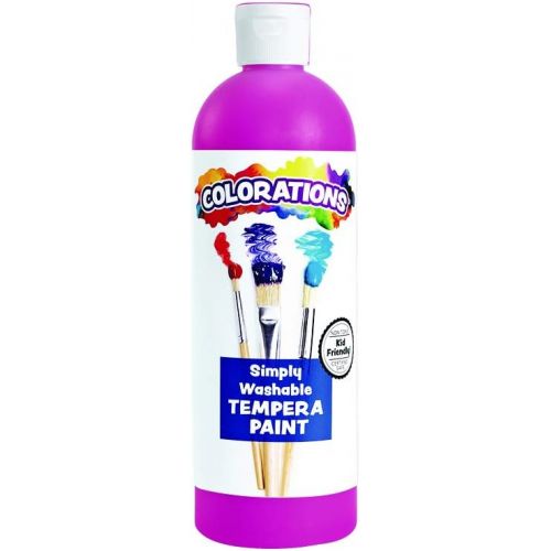  Colorations - SWT16 Simply Washable Tempera Paints, 16 fl oz, Set of 11 Colors, Non Toxic, Vibrant, Bold, Kids Paint, Craft, Hobby, Arts & Crafts, Fun, Art Supplies