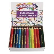 Colorations STUBPEN Stubby Chubby Colored Pencils for Kids - Set of 48