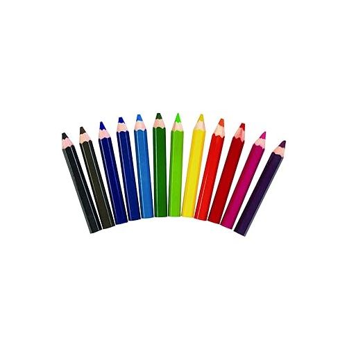  Colorations STUBPEN Stubby Chubby Colored Pencils for Kids - Set of 48