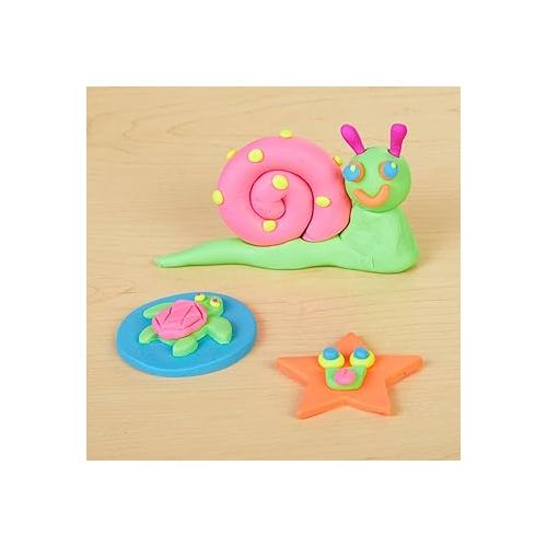  Colorations Wheat & Gluten Free Neon Dough - 6 Colors (2 oz Each) | Non-Toxic, Play Dough, Bulk Set, Sensory Kit, Party Favors, Classroom Pack