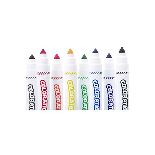  Colorations Washable Chubby Markers (Pack of 200), Classic Colors, Washable Bulk Markers, Classroom, For Kids, Preschool