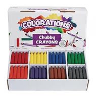 Colorations Chubby Crayons for Kids Set of 200 Rainbow Crayons Classroom Supplies (2-11/16