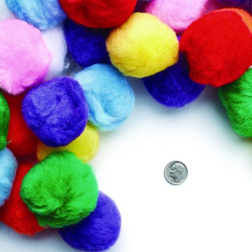  [아마존 핫딜]  [아마존핫딜]Colorations Jumbo 2 Pom-Poms Arts and Crafts Supplies for Classrooms Multicolor Variety Pack of 50 (Item # LGPOMS)