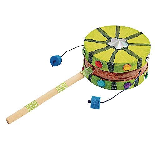  Colorations Kids Decorate Your Own Spin Drum Craft Kit, Arts & Craft DIY (Item # SPINDRUM)