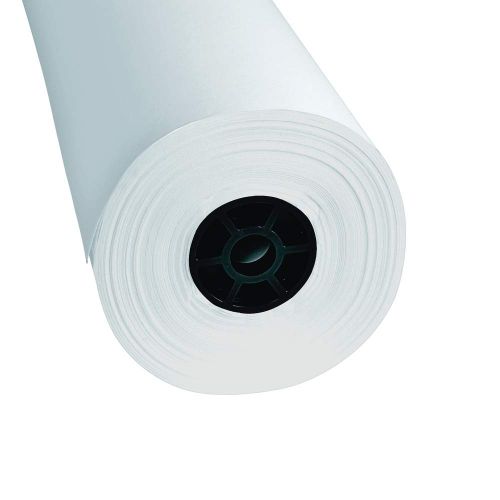  Colorations DSWH Dual Surface Paper Roll, White