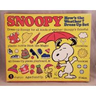 SNOOPY Hows the weather dress up set Colorforms Vintage 1965 Peanuts RARE