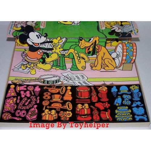  Mickey Mouse Pop-Up Colorforms Play Set No.4100 High Grade Unused Vintage