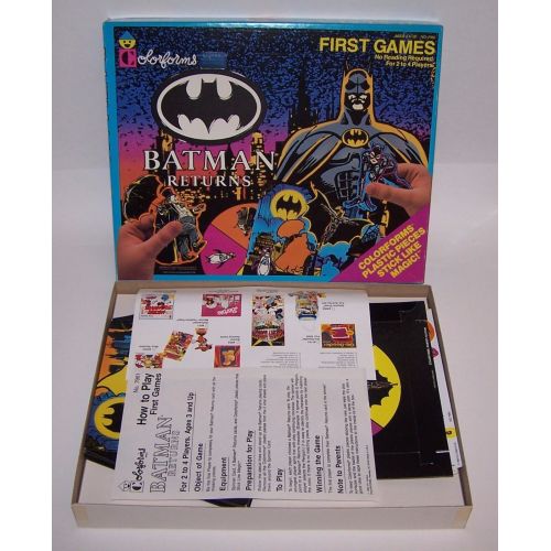  Batman Returns First Games Colorforms Adventure PlaySet Unused 1992 Vintage