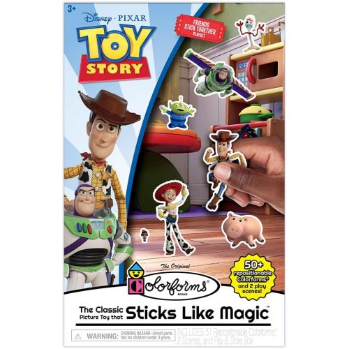  Colorforms Disney Toy Story Box Set Pieces Stick Like Magic Scenes and Pieces for Storytelling Play! Ages 3+, (1882)