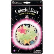 Colorful Stars 50Pkg - Glow In The Dark Pack by UNIVERSITY GAMES