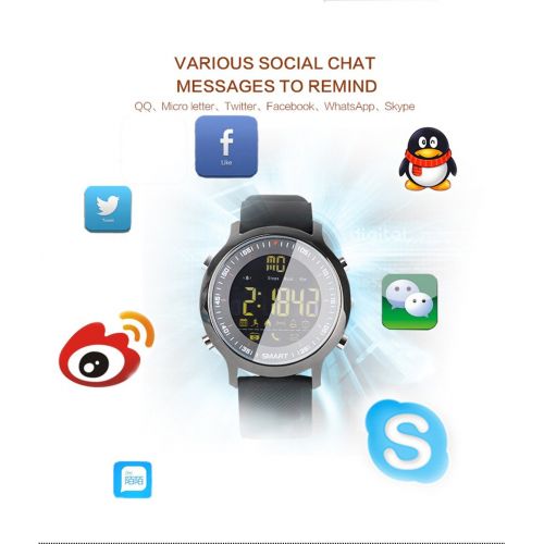  Colorful Bluetooth 4.0 Smart Wrist Watch Touch Screen Mate for Android IOS