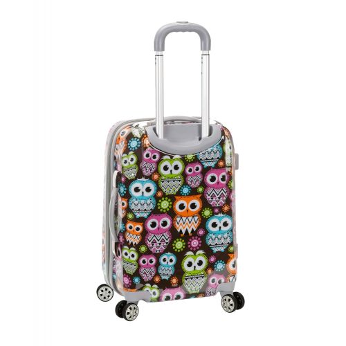  Colorful Rockland 2 Piece Upright Luggage Set