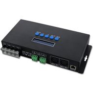 Colorful-USA Artnet to TTL SPI Controller / Ethernet-SPI/DMX Pixel light controller 340 Piexl/CH 16CHx3A designed for large project with high-density pixel light