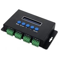 Colorful-USA Artnet to TTL SPI Controller / Ethernet-SPI/DMX Pixel light controller 680 Piexl/CH 4CHx7A for large project