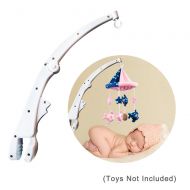Colorfulstream Foldable and Clamp Type Baby Crib Bed Bell Toys Holder Arm Bracket (Music Box, Cross & Toys Not Included)