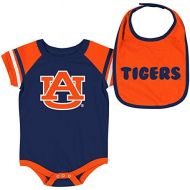 Colosseum NCAA-Roll Out- Baby Short Sleeve Bodysuit and Matching Bib 2-Pack Set-Newborn and Infant Sizes
