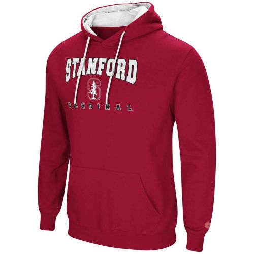  Colosseum Stanford Cardinal NCAA Playbook Pullover Hooded Mens Sweatshirt - Red