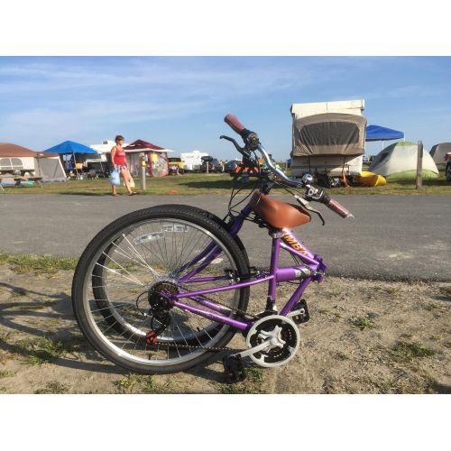  Columba 26 Inch Folding Bike Shimano 18 Speed Lavender (SP26S_LVD)