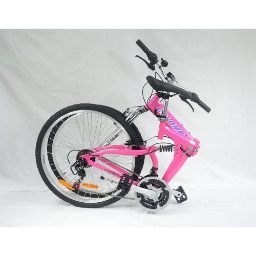  Columba 26 Inch Alloy Folding Bike w.18 Speed & Double Suspension