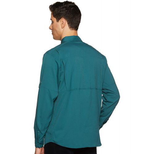 컬럼비아 Columbia Mens Silver Ridge Lite Long Sleeve Shirt, UV Sun Protection, Moisture Wicking Fabric