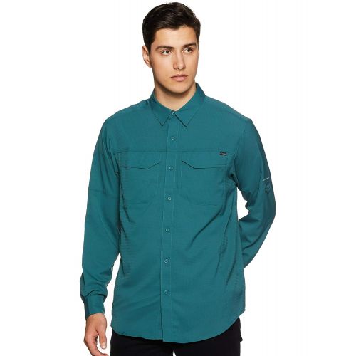 컬럼비아 Columbia Mens Silver Ridge Lite Long Sleeve Shirt, UV Sun Protection, Moisture Wicking Fabric