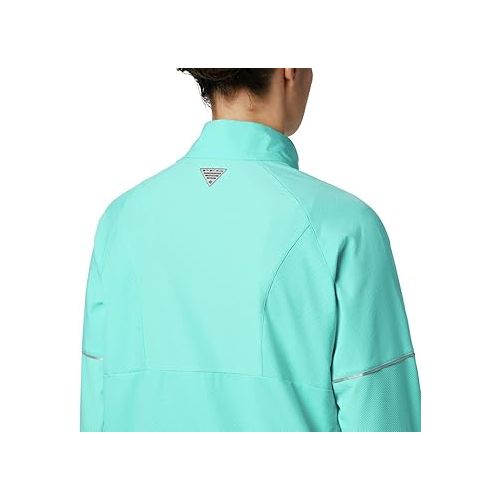 컬럼비아 Columbia Women's Ultimate Catch Zero Long Sleeve Hybrid, Dolphin, Large