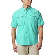 Columbia Men's Standard Bahama Ii Short Sleeve Shirt, Bright Aqua, X-Large