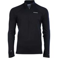 Columbia Men's Midweight Half Zip Omni Heat Top Black Shirt